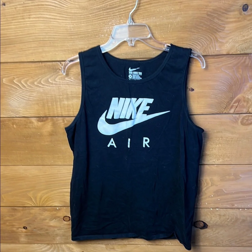 Nike Air Tee Athletic Cut Men’s  Black Tank Top Md workout Athleisure Loungewear